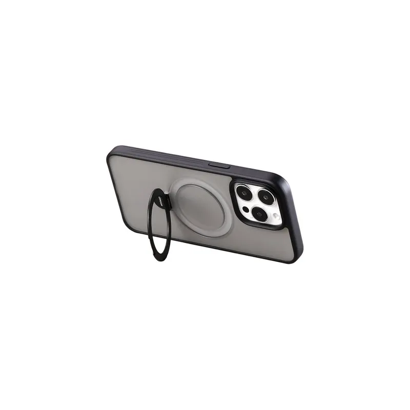 Joyroom JR-BP004 Magnetic Protective Case with Holder for iPhone 15 (Black)